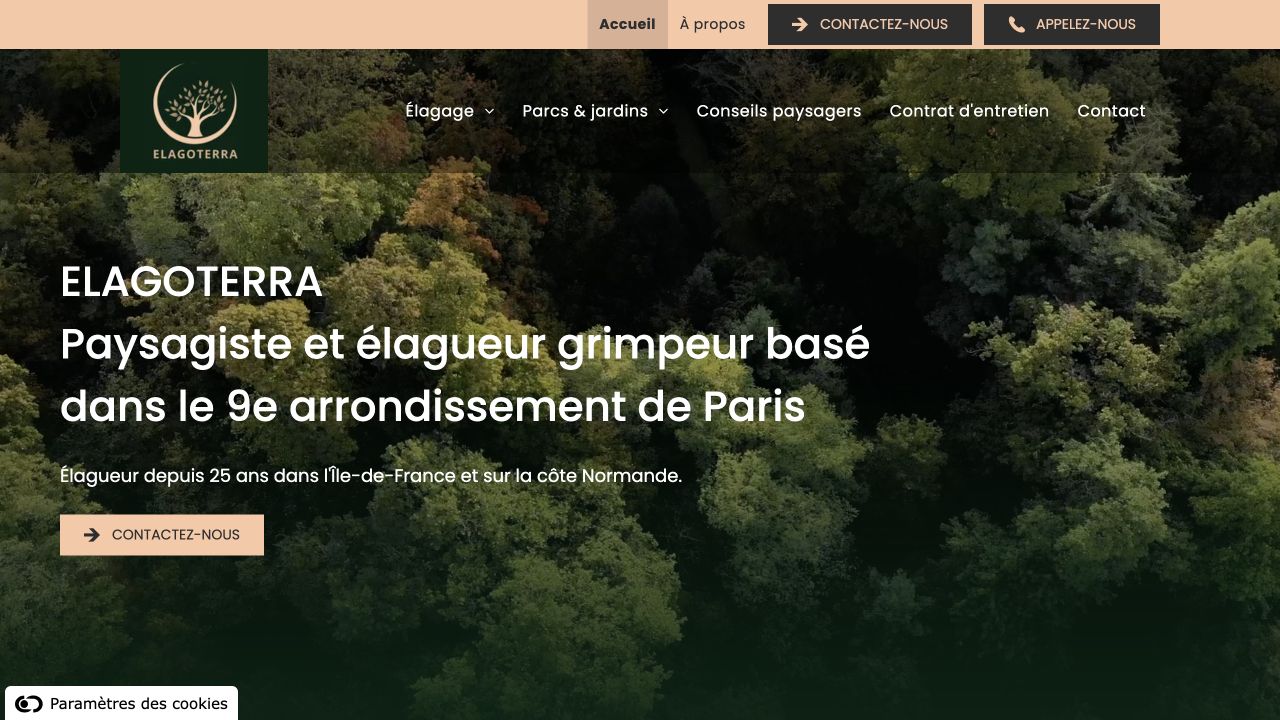 Capture du site de Elagoterra