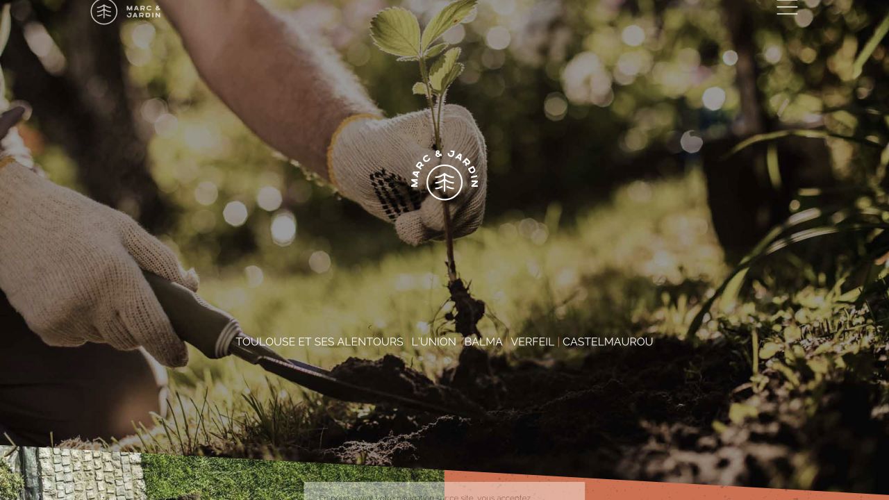 Capture du site de Marc & Jardin