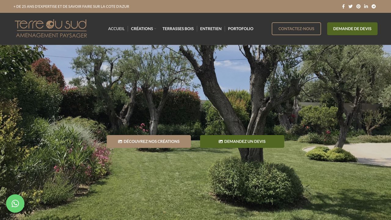 Capture du site de Terre du Sud