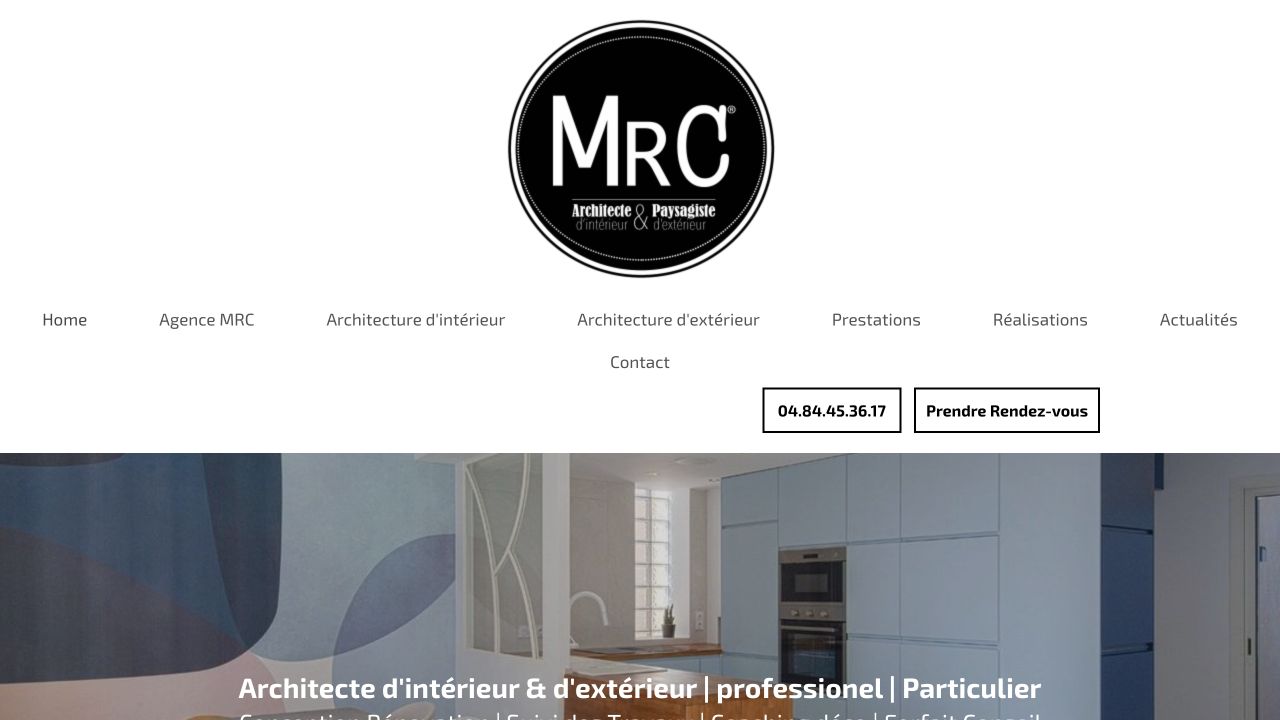 Capture du site de MRC Conception